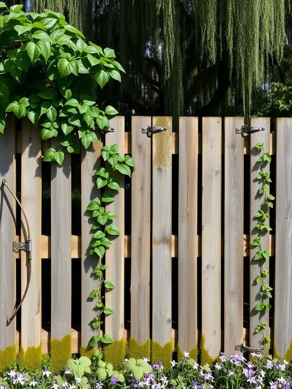 natural wood barrier design