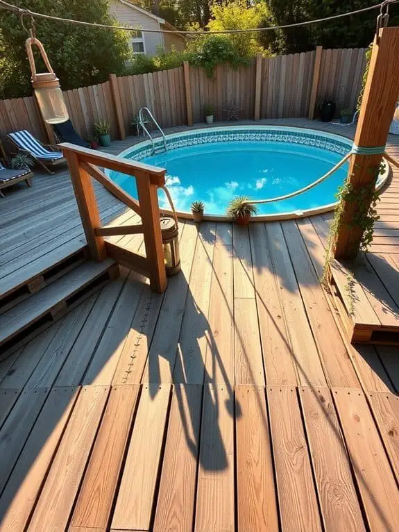 natural wood outdoor flooring