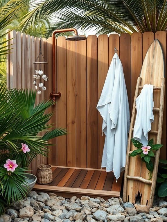 ocean themed bathroom oasis