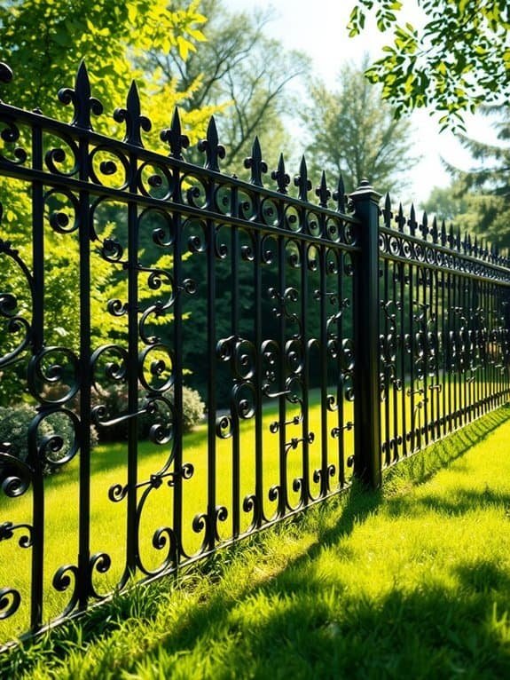 ornate wrought iron design