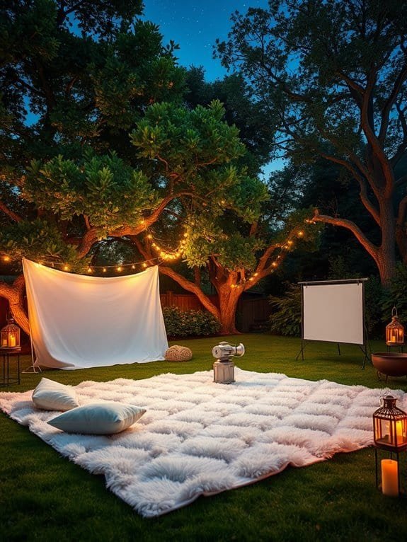 outdoor cinema experience together