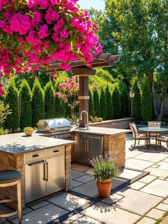 outdoor cooking spaces design