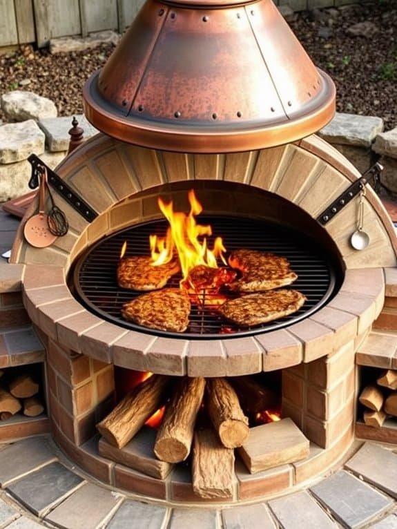 outdoor cooking with warmth