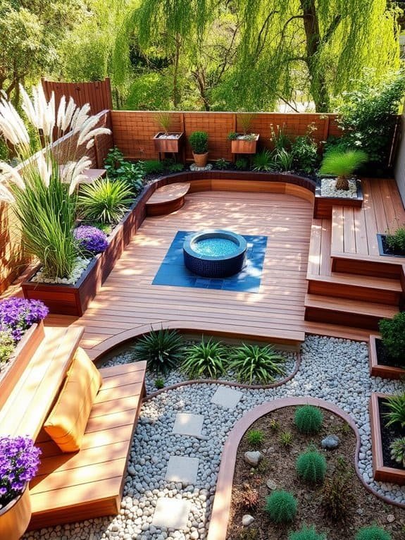 outdoor decked spaces designed