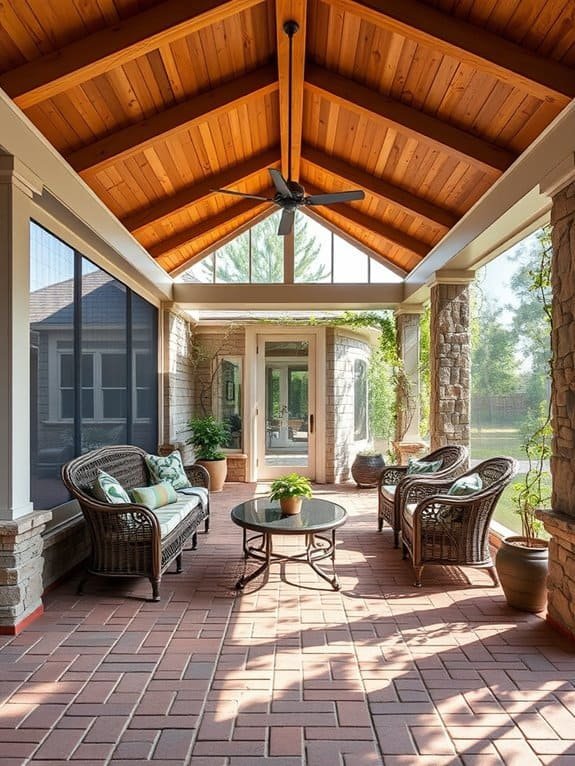 outdoor enclosed living space