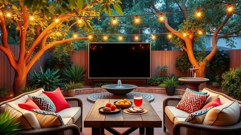 outdoor entertainment tv ideas