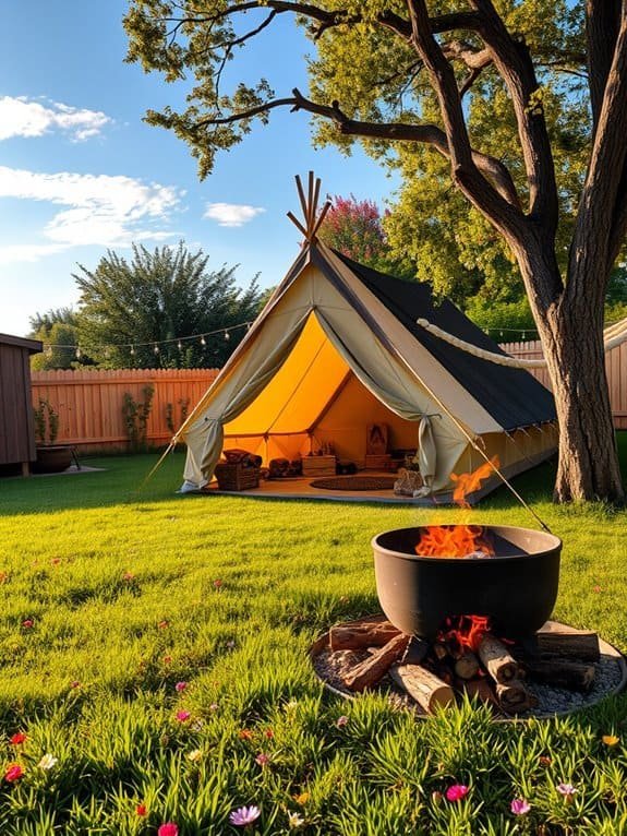 outdoor family camping fun
