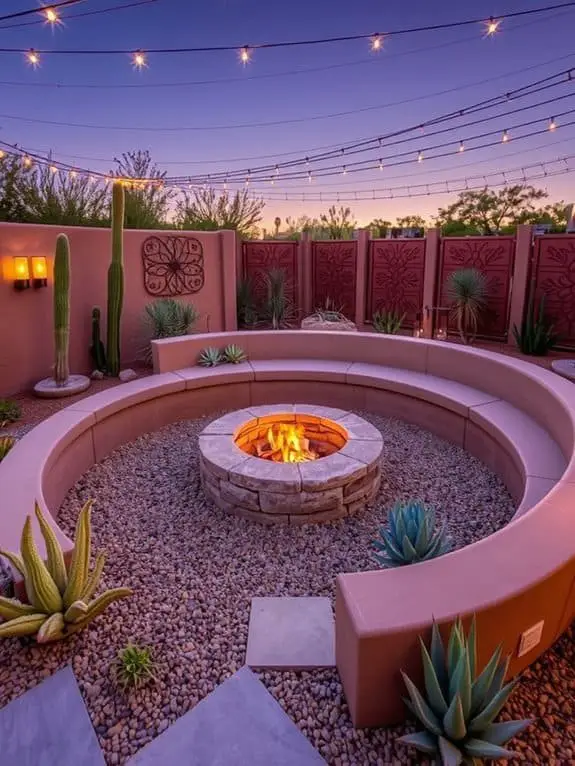 outdoor gathering spaces designated