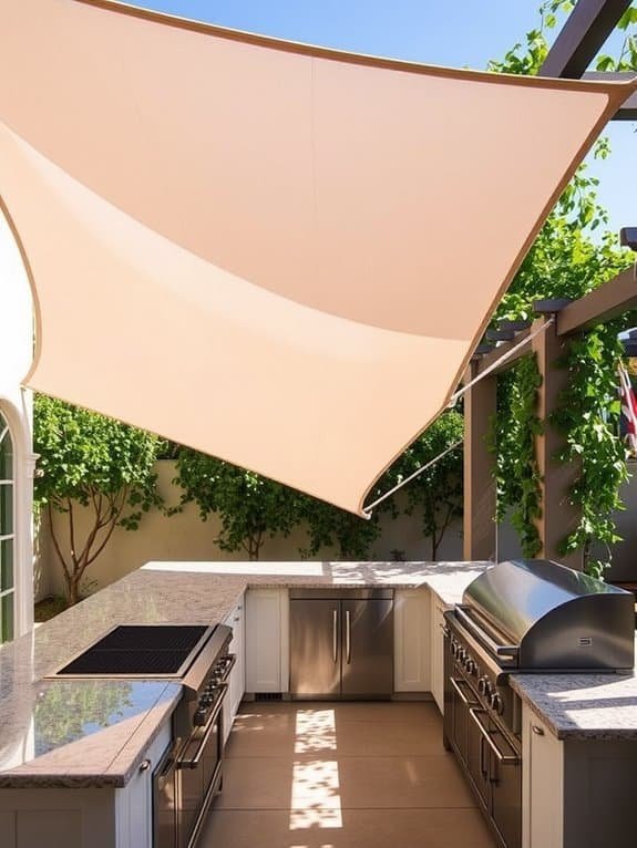 outdoor kitchen shade solutions