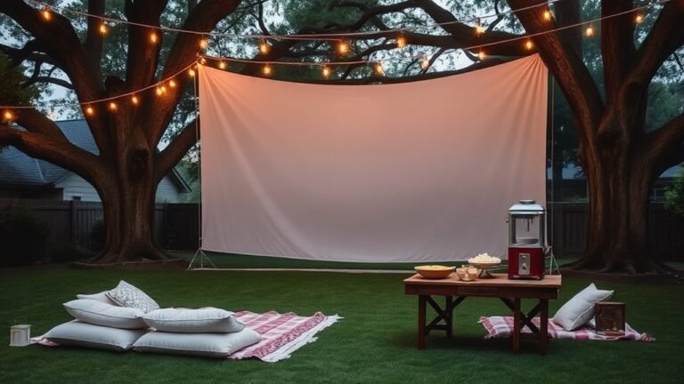 outdoor movie night inspiration