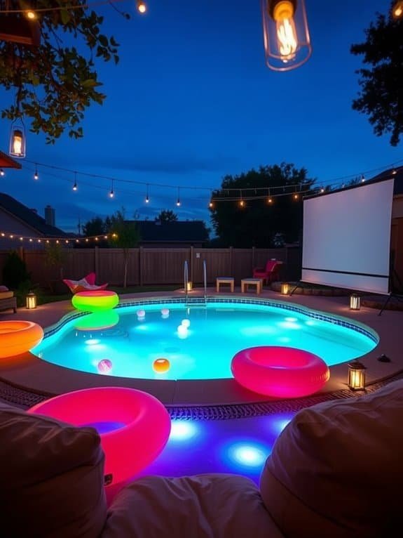 outdoor movie screening event