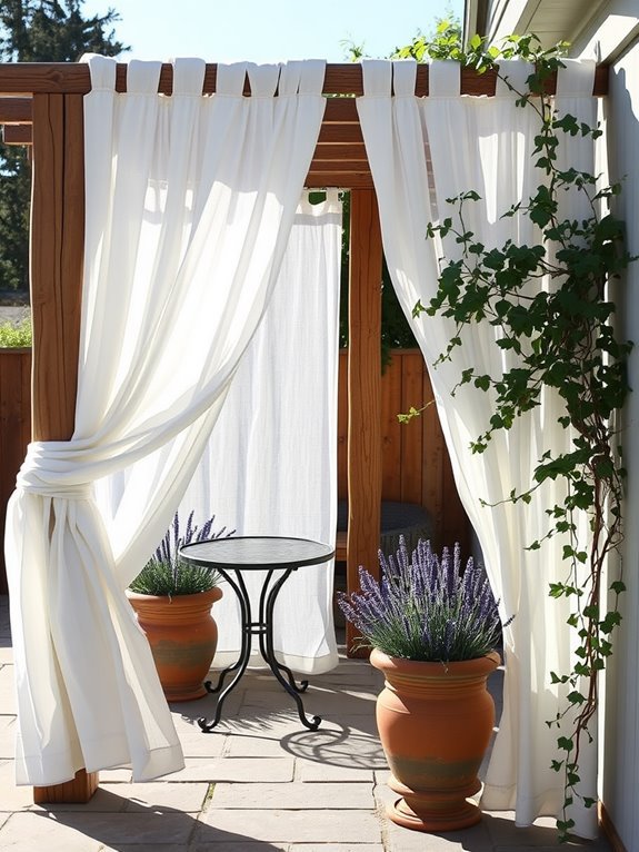 outdoor privacy and style