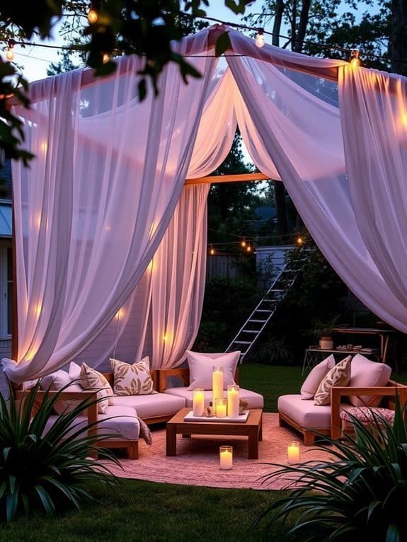 outdoor relaxation space