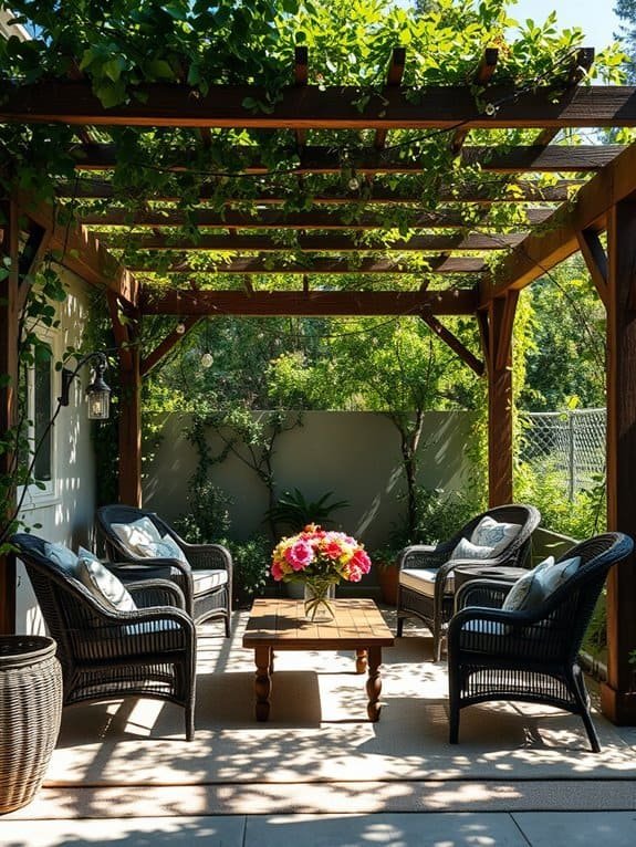 outdoor relaxation space