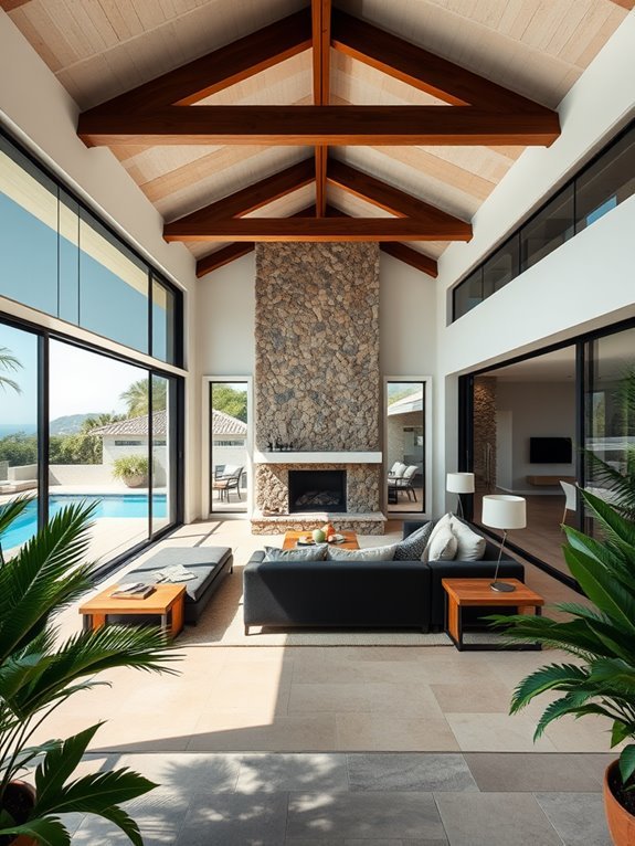 outdoor relaxation space