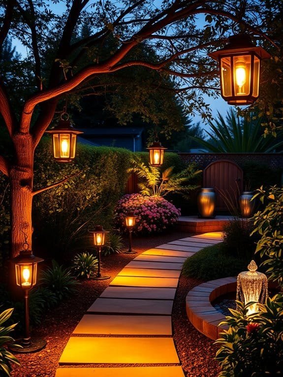 outdoor solar powered illumination