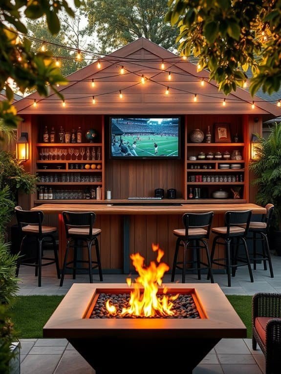 outdoor sports viewing venue