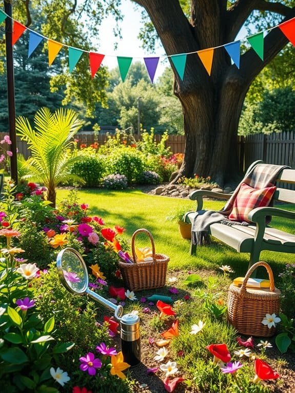 outdoor treasure hunting activity