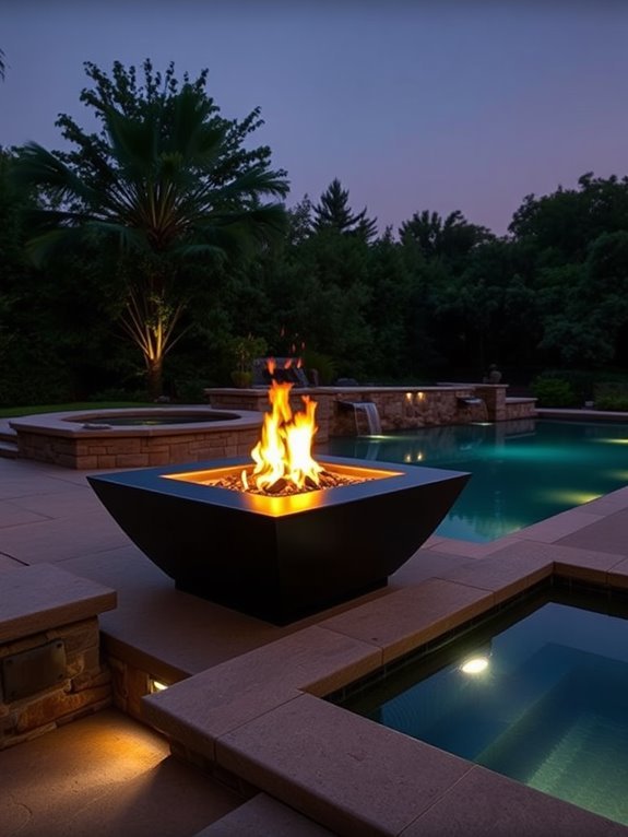 outdoor warmth and ambiance