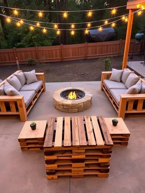 pallet furniture for outdoors