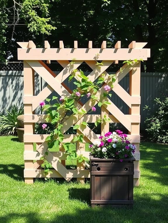 pallet trellis design inspiration