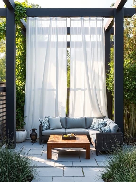 patio outdoor curtain options