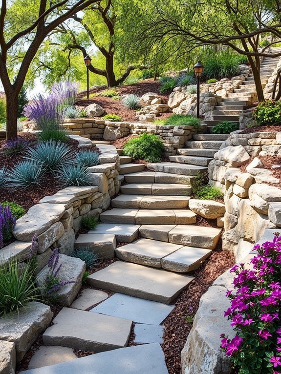 paved garden walkways design