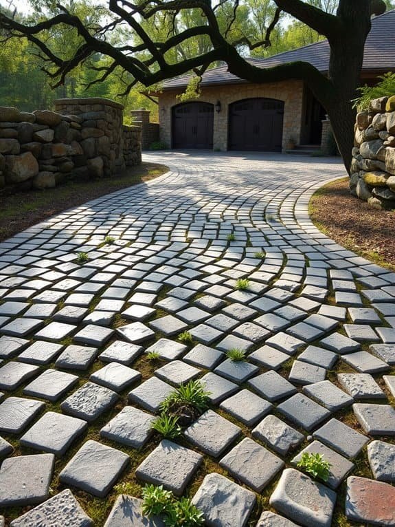 paved with cobblestones durable