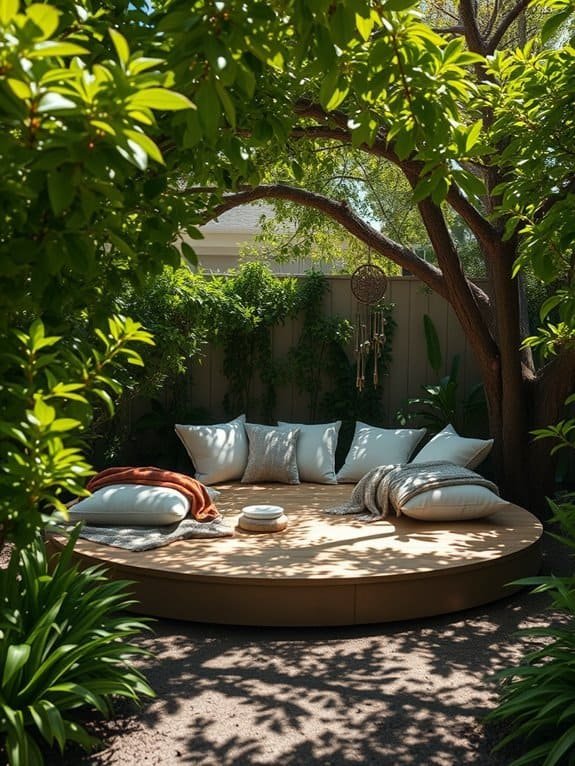 peaceful mindfulness practice space