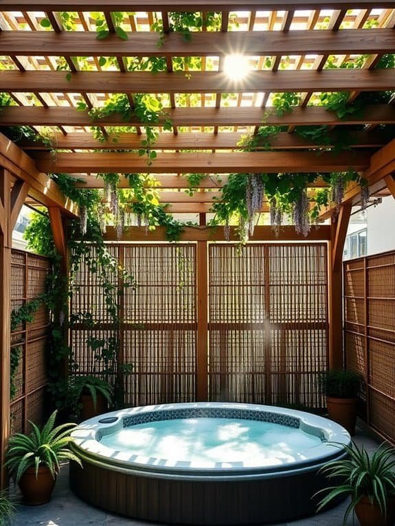 pergola overhead shade design