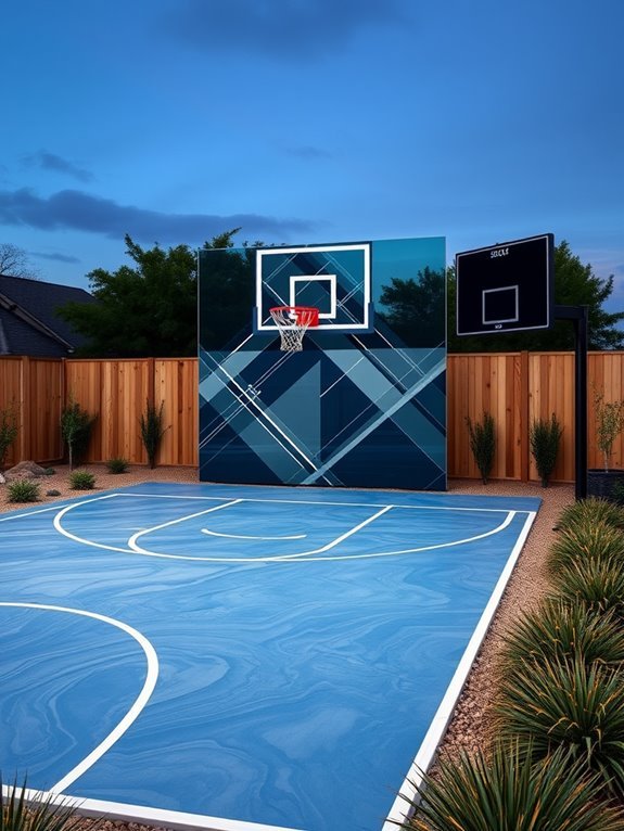 personalized basketball backboard options