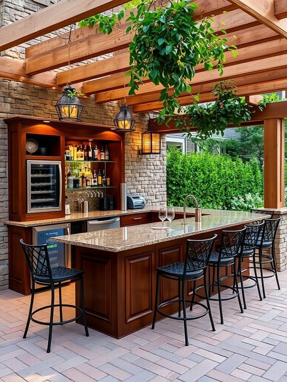 personalized home bar design