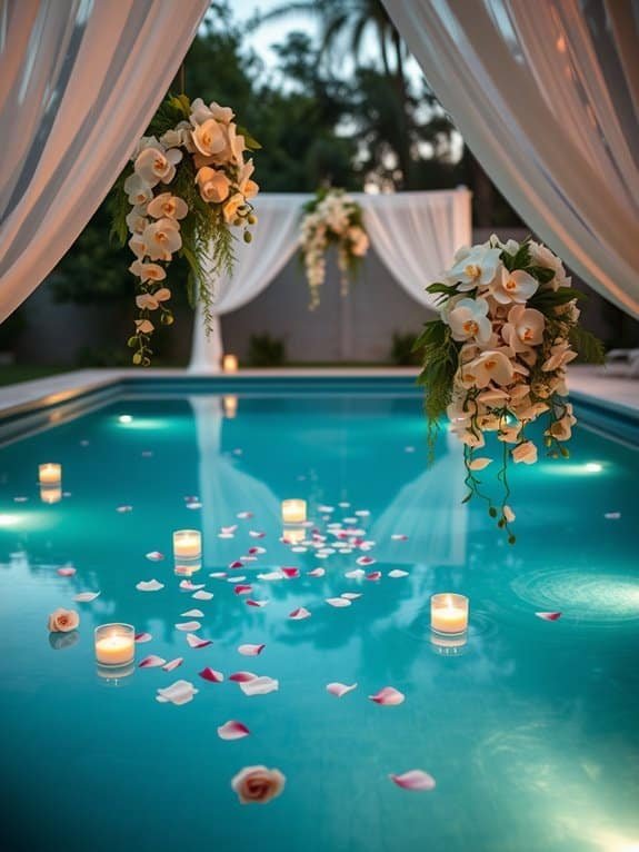 personalized swimming pool decor