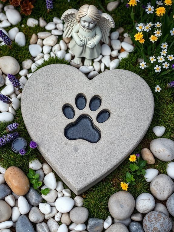 pet memorial garden stones