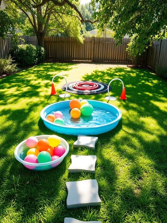 playful outdoor water game