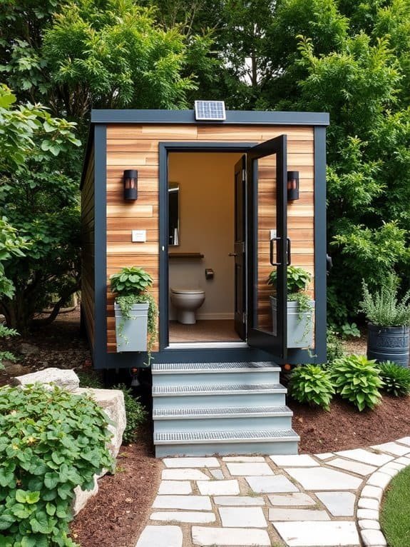 portable bathroom rental service