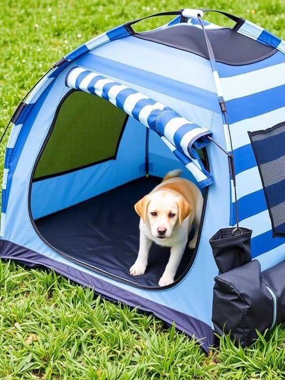 portable canine shelter solution