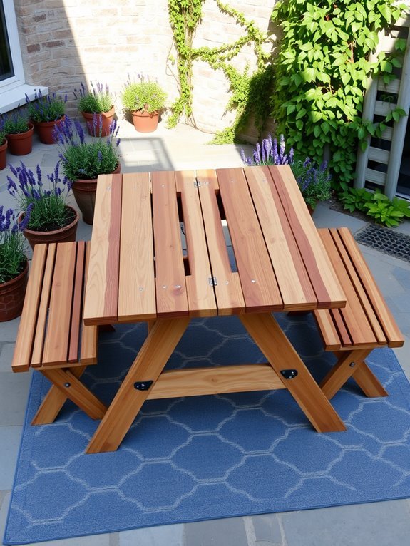 portable outdoor dining furniture