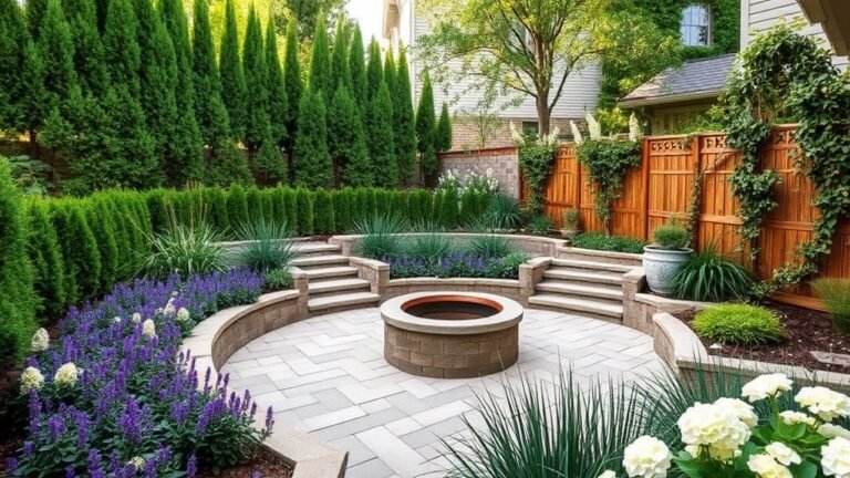 privacy focused backyard landscaping ideas