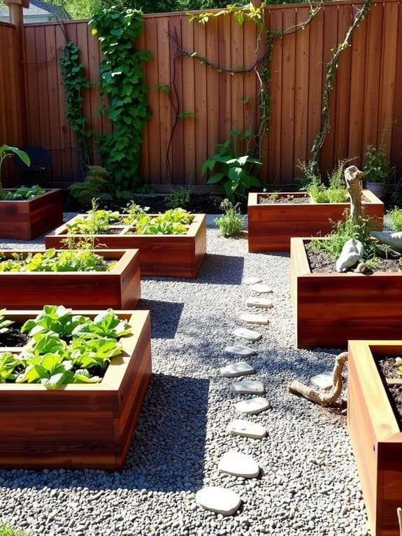 raised planting containers garden