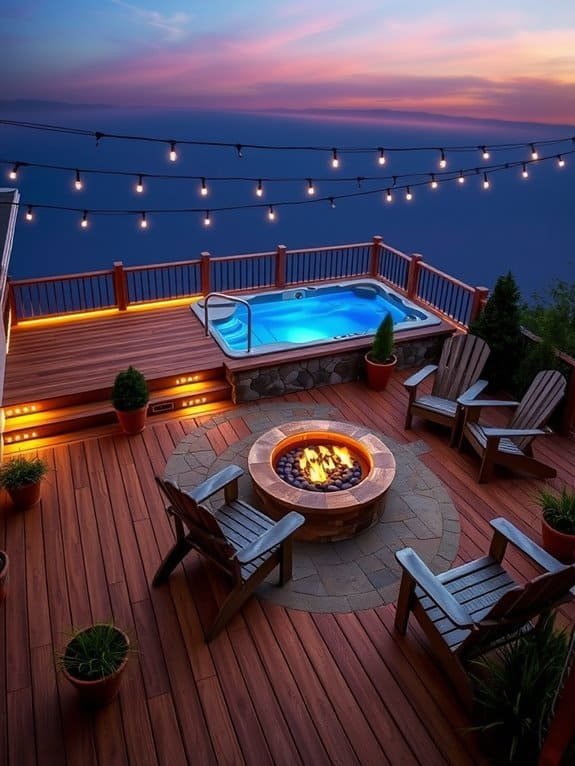 relaxing outdoor gathering space