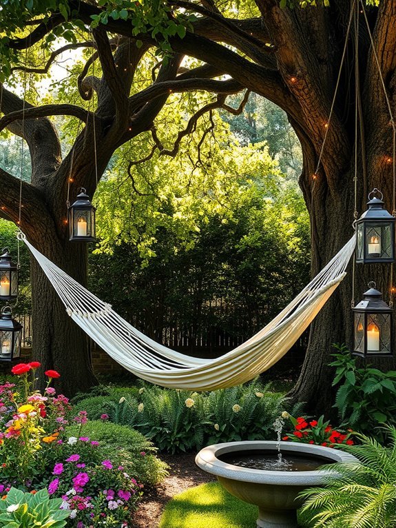 relaxing outdoor hammock retreats