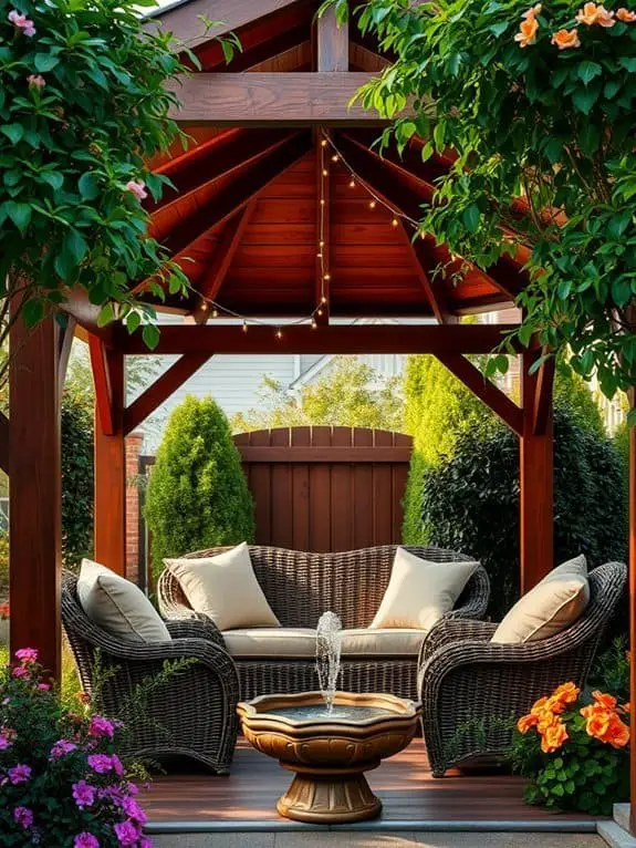 relaxing outdoor shelter escape