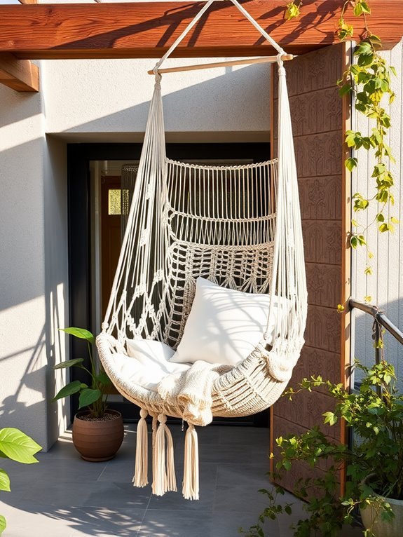 relaxing suspended seating option