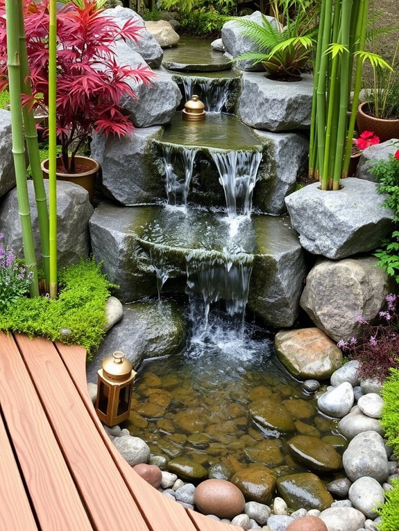 relaxing tabletop water feature