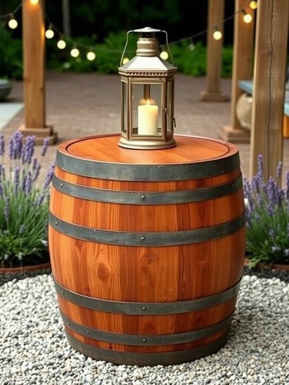 repurposed barrel furniture design