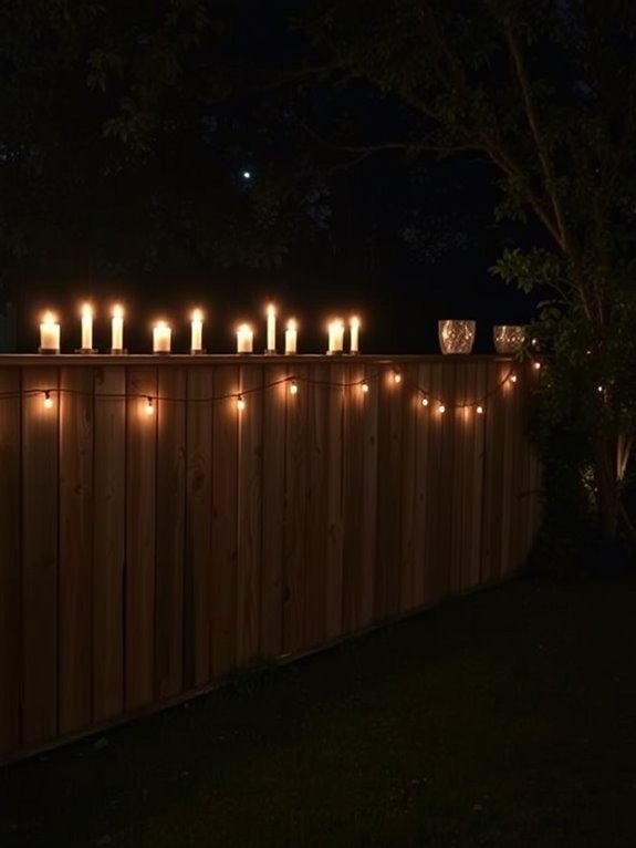 romantic decorative evening candles