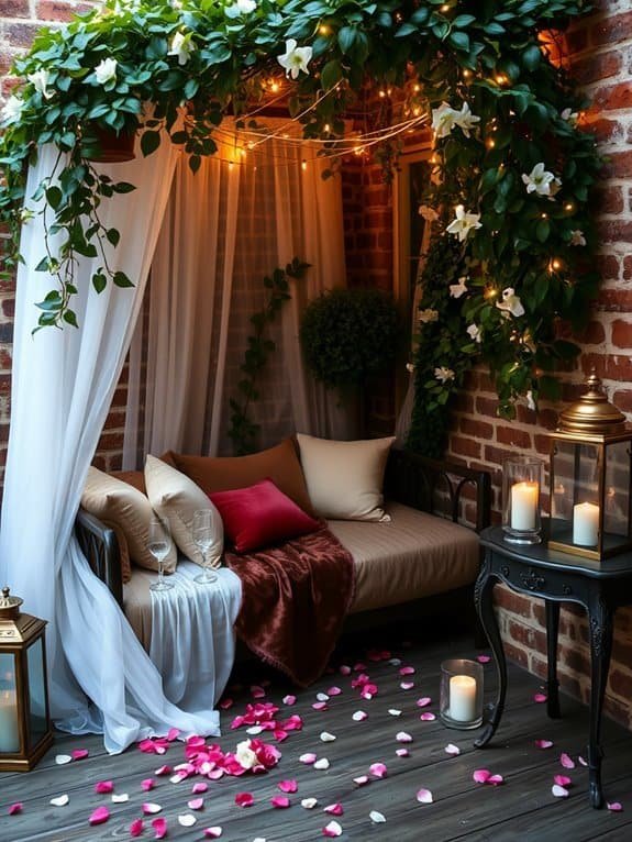 romantic outdoor getaway spot