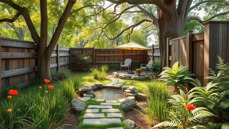 rustic backyard landscaping ideas