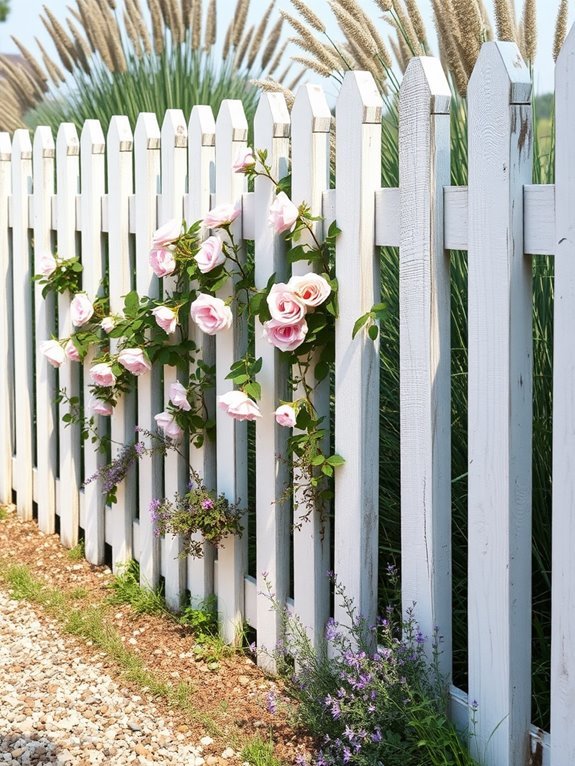 rustic country fencing design